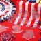 36 Sets 4th of July Suncatcher Craft Kit, Paint Your Own Patriotic Window Hanging Ornaments, American Flag DIY Arts and Crafts for Kids, Independence Day Classroom Party Activities